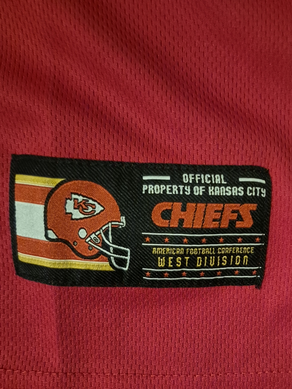 Kansas City Chiefs Red & Gold Button-Up Jersey Mens Sz Large - Picture 6 of 9